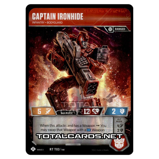 Transformers - War for Cybertron Siege I - Captain Ironhide - RT003