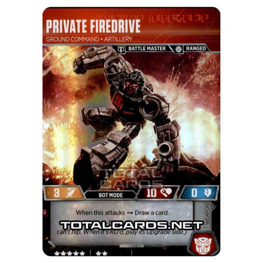 Transformers - War for Cybertron Siege I - Private Firedrive - CT013