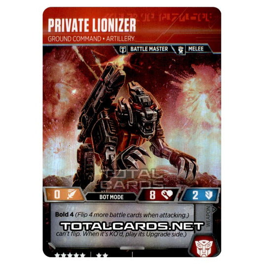 Transformers - War for Cybertron Siege I - Private Lionizer - CT015