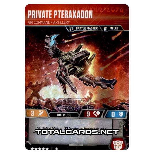 Transformers - War for Cybertron Siege I - Private Pteraxadon	- CT017