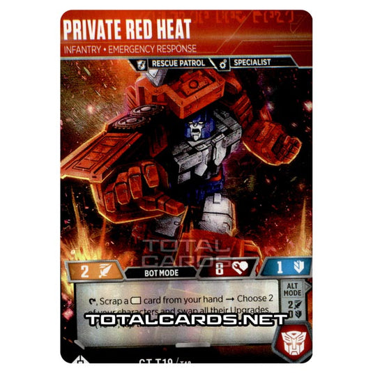 Transformers - War for Cybertron Siege I - Private Red Heat - CT019