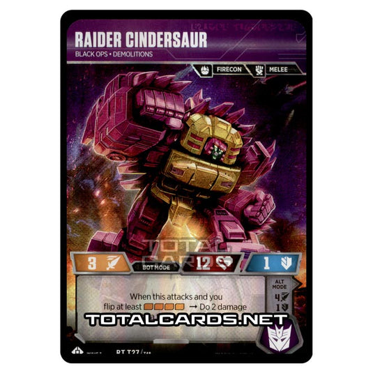 Transformers - War for Cybertron Siege I - Raider Cindersaur - UT027