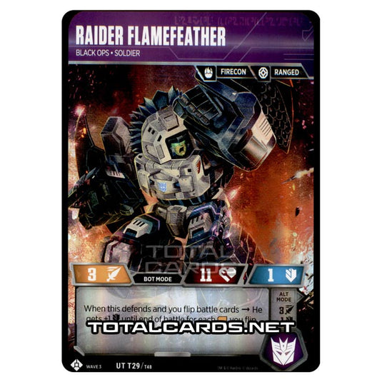 Transformers - War for Cybertron Siege I - Raider Flamefeather - CT029