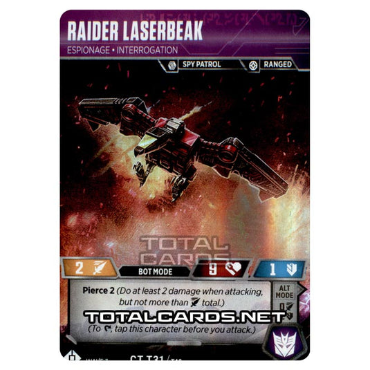 Transformers - War for Cybertron Siege I - Raider Laserbeak - CT031