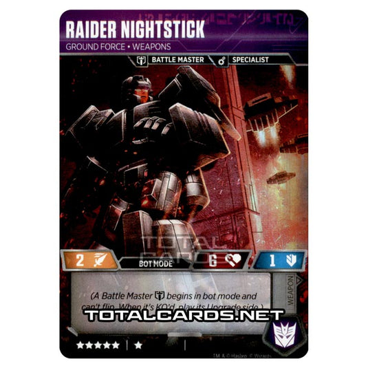 Transformers - War for Cybertron Siege I - Raider Nightstick - RT033