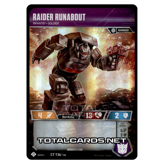 Transformers - War for Cybertron Siege I - Raider Runabout - CT036
