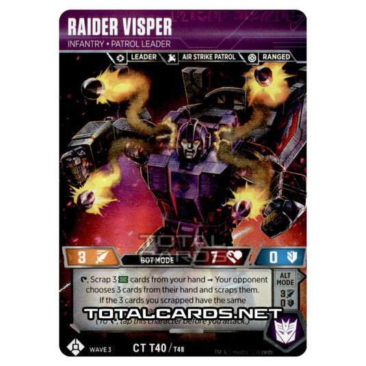 Transformers - War for Cybertron Siege I - Raider Visper - UT040