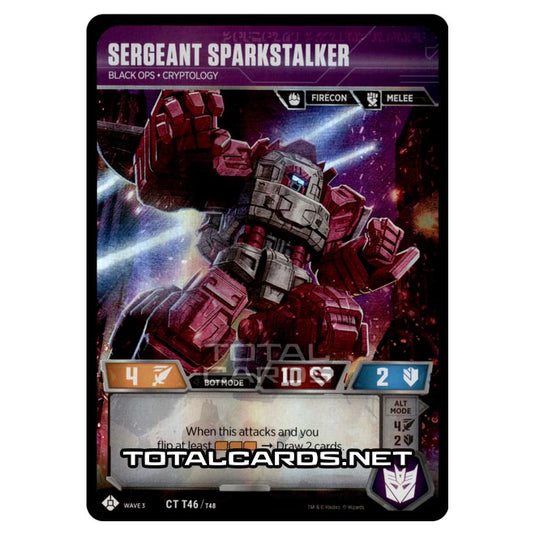 Transformers - War for Cybertron Siege I - Sergeant Sparkstalker - RT046