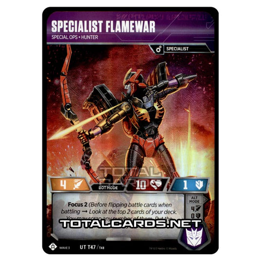 Transformers - War for Cybertron Siege I - Specialist Flamewar - CT047