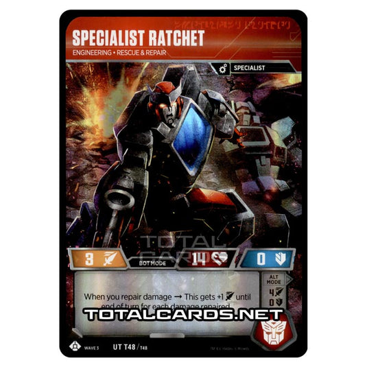 Transformers - War for Cybertron Siege I - Specialist Ratchet - UT048