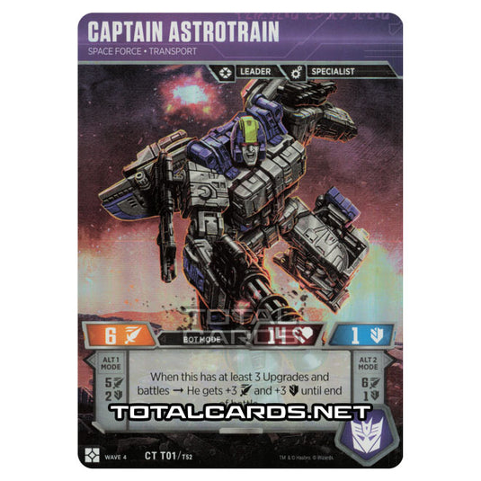 Transformers - War for Cybertron Siege II - Captain Astrotrain - CT001