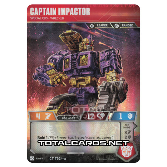 Transformers - War for Cybertron Siege II - Captain Impactor - CT002