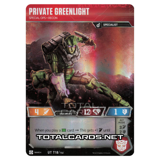 Transformers - War for Cybertron Siege II - Private Greenlight - UT018