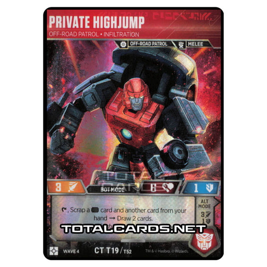 Transformers - War for Cybertron Siege II - Private Highjump - CT019