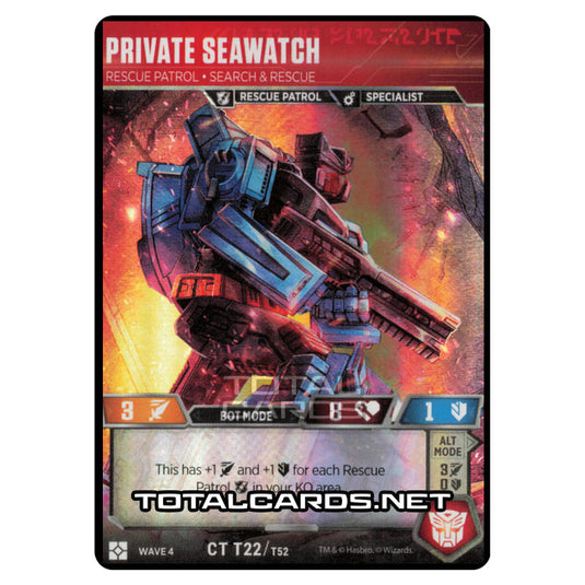 Transformers - War for Cybertron Siege II - Private Seawatch - CT022