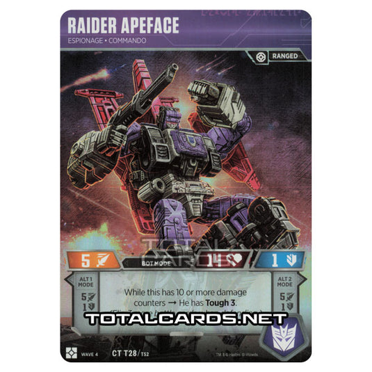 Transformers - War for Cybertron Siege II - Raider Apeface - CT028