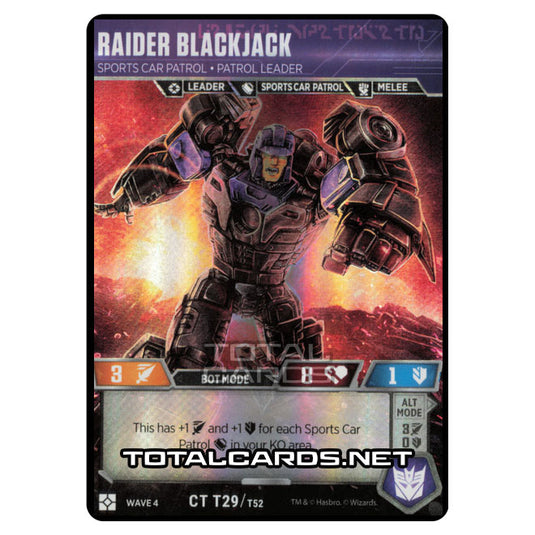 Transformers - War for Cybertron Siege II - Raider Blackjack - CT029