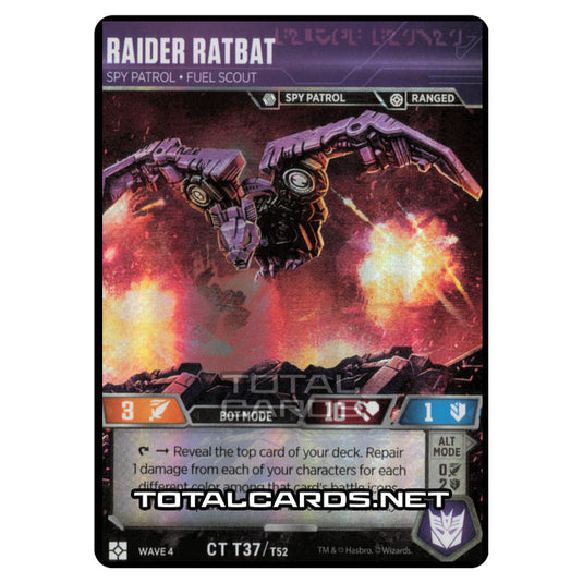 Transformers - War for Cybertron Siege II - Raider Ratbat - CT037