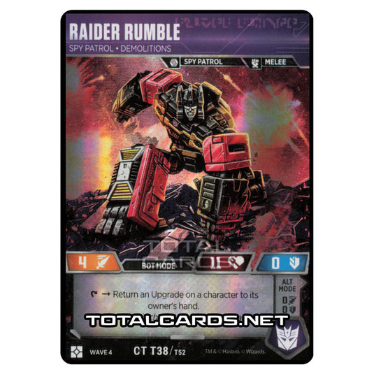 Transformers - War for Cybertron Siege II - Raider Rumble - CT038