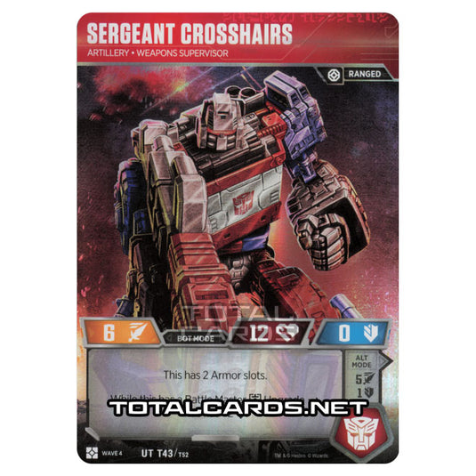 Transformers - War for Cybertron Siege II - Sergeant Crosshairs - UT043