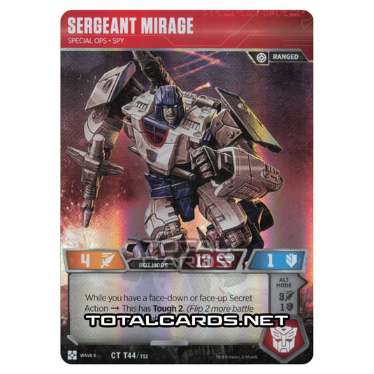 Transformers - War for Cybertron Siege II - Sergeant Mirage - CT044