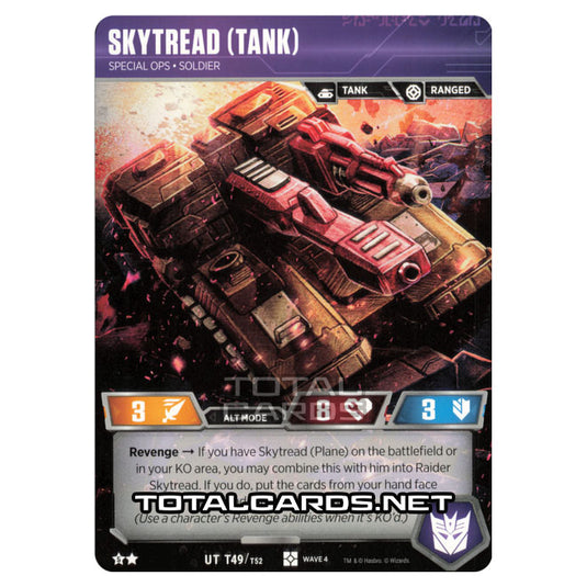 Transformers - War for Cybertron Siege II - Raider Skytread - UT049