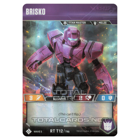 Transformers - Titan Masters Attack - Brisko - RT012