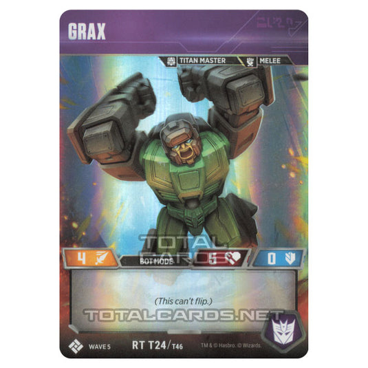 Transformers - Titan Masters Attack - Grax - RT024