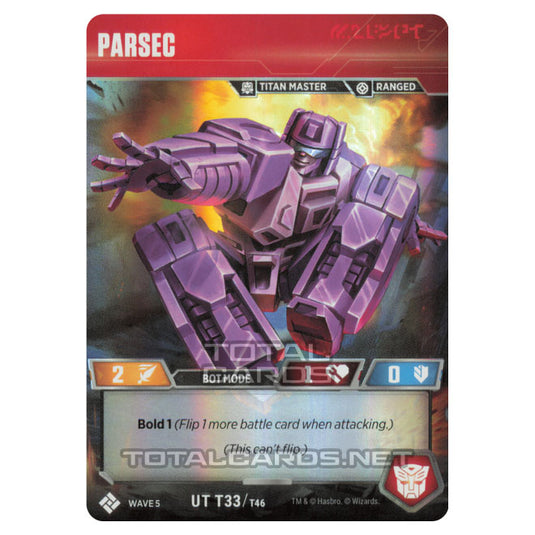 Transformers - Titan Masters Attack - Parsec - UT033