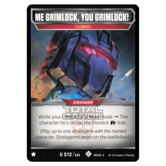 Transformers - Titan Masters Attack -  Me Grimlock, You Grimlock! (Stratagem) - U012