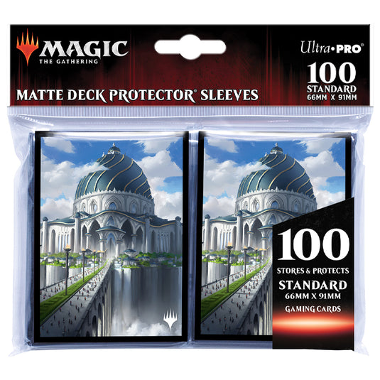 Ultra Pro - Magic the Gathering - Strixhaven - Standard Deck Protectors - The Biblioplex (100 Sleeves)