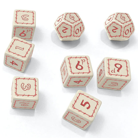 The One Ring - White - Dice Set