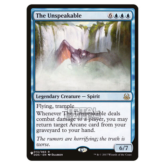 Magic The Gathering - The List - The Unspeakable