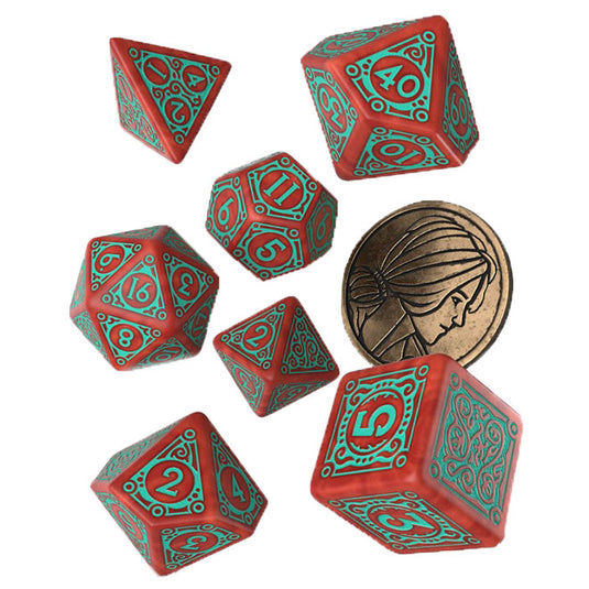 The Witcher - Dice Set - Triss - Merigold the Fearless