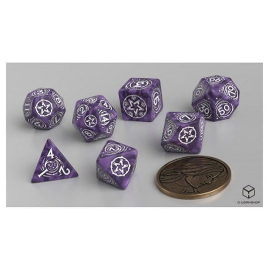 The Witcher Dice Set Yennefer - Lilac and Gooseberries