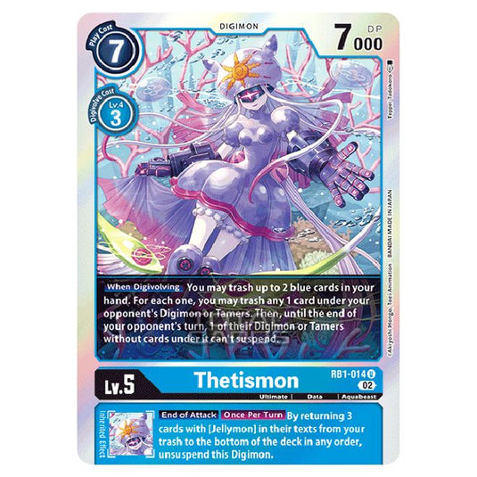 Digimon Card Game - RB-01: Resurgence Booster - Thetismon - (Uncommon) - RB1-014