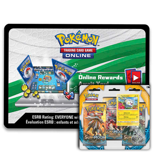 Pokemon - Sun & Moon - Togedemaru 3 Pack Blister - Online Code Card