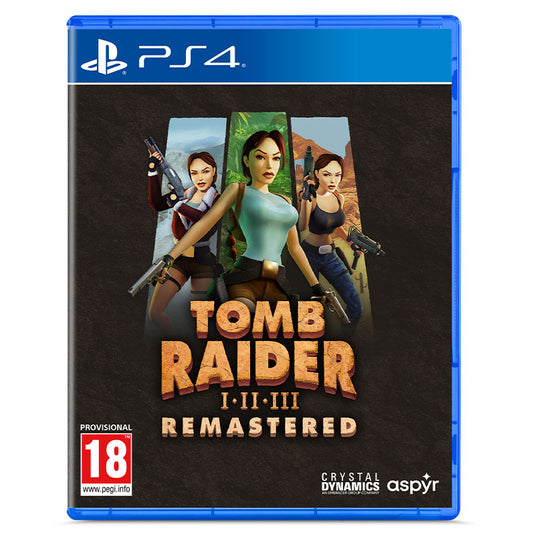 Tomb Raider I-III Remastered PS4 Front