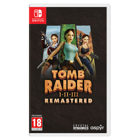 Tomb Raider I-III Remastered Nintendo Switch Front