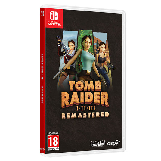 Tomb Raider I-III Remastered Nintendo Switch Side