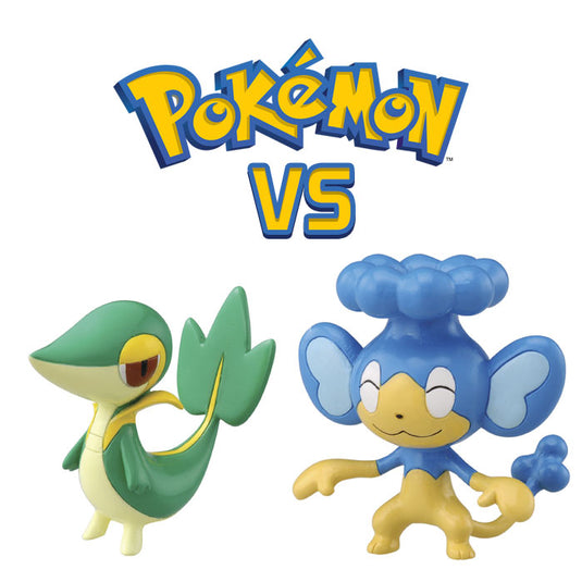 Pokemon - Snivy vs Panpour - 2" Figure Box