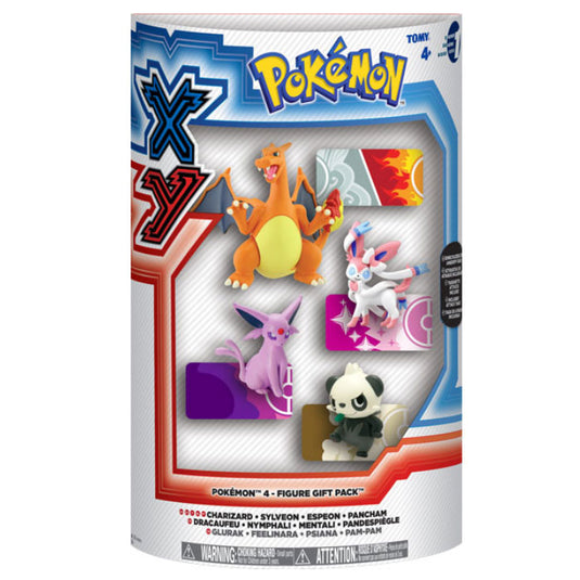 Pokemon 4-Figure Gift Pack: Charizard, Sylveon, Espeon and Pancham