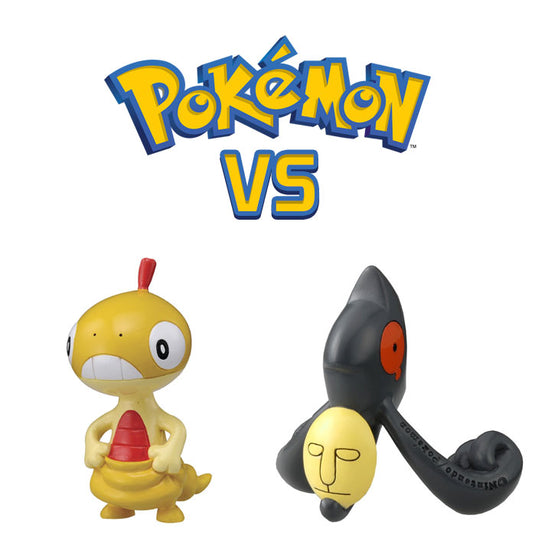 Pokemon - Scraggy vs Yamask - 2" Figure Box