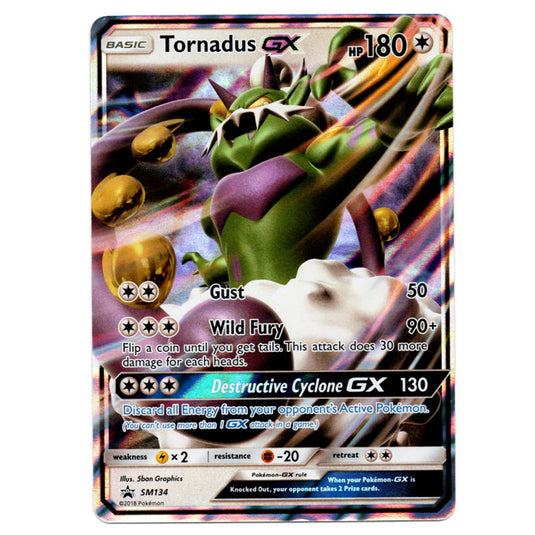 Pokemon - Sun & Moon - SM Black Star Promos - Tornadus GX - SM134