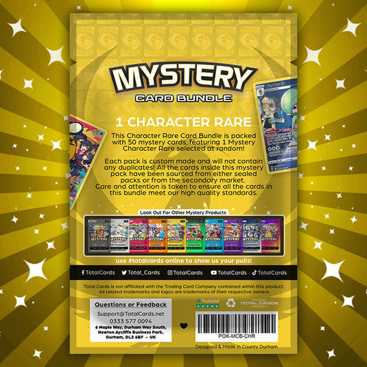 Pokemon - Mystery Card Bundle - Guaranteed Character Rare Card!