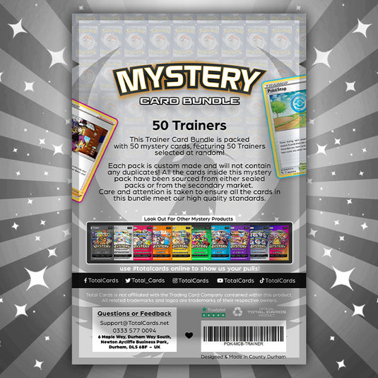 Pokemon - Mystery Card Bundle - 50 Trainers!