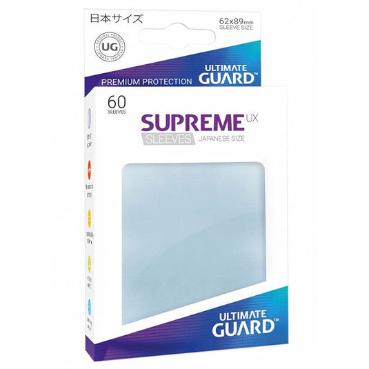 Ultimate Guard - Supreme UX Sleeves Japanese Size - Transparent (60 Sleeves)