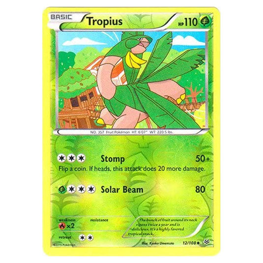 Pokemon - Black & White - Plasma Blast - (Reverse Holo) Tropius - 5/101