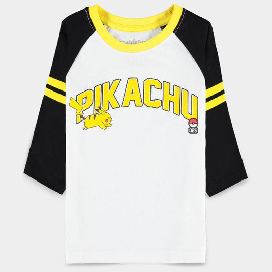 Pokemon - Running Pikachu - Girls Sleeve T-shirt