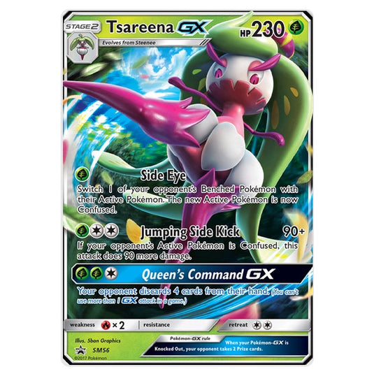 Pokemon - Sun & Moon - SM Black Star Promos - Tsareena GX - SM56